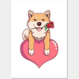 Lovely Shiba Posters and Art